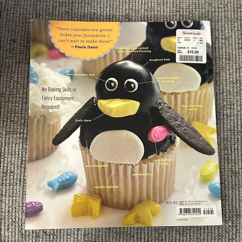 Hello, Cupcake! Baking Book - Creative Cupcake Designs dogs, penguin